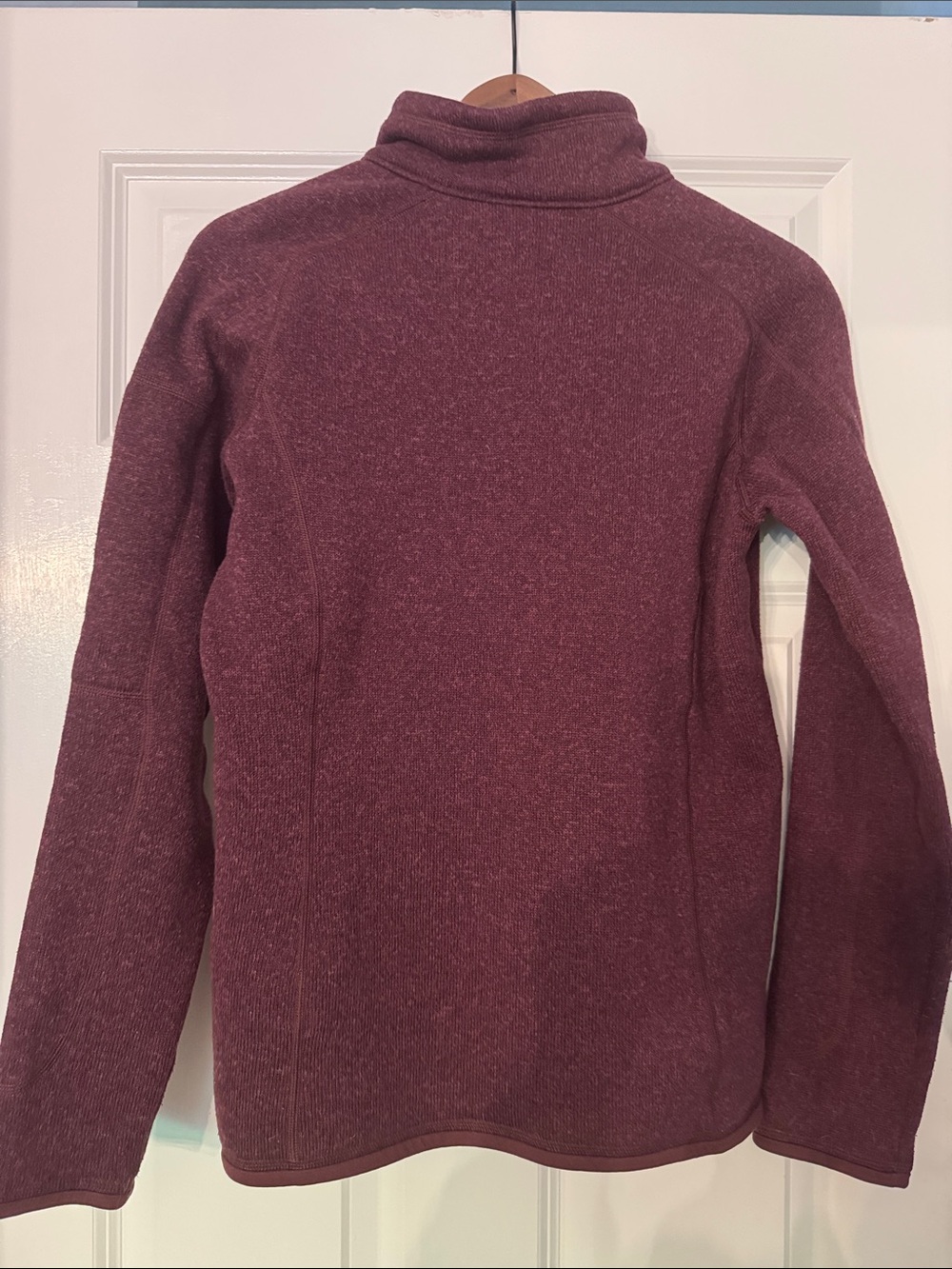 Patagonia Women’s Half-Zip Pullover - Maroon Size M - Picture 2 of 5